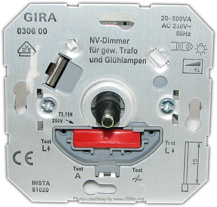 Praktijkmetingen aan dimmers door OliNo gebruikt Lampen OliNo