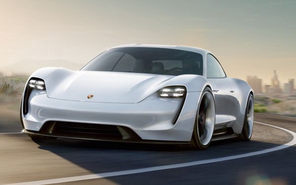 Porsche Mission E .  Ready for ultra fast charging.