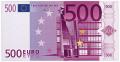 Plaatje van 500 euro biljet