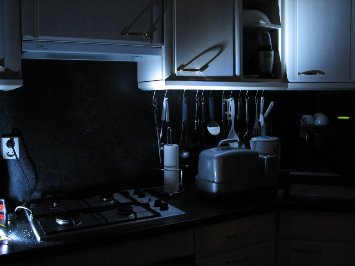 Alt keuken onder ledlicht