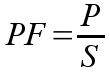 Formule hoe powerfactor te berekenen