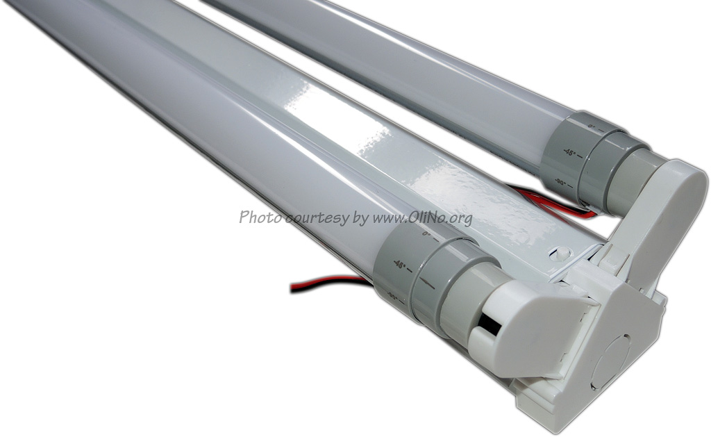 KLV Led Tubes - Fixture 151x2 Indoor Mounted Adapted