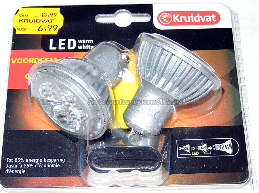 hoog markt Legende Kruidvat – GU10 ledlamp 4W - Lampmetingen| OliNo