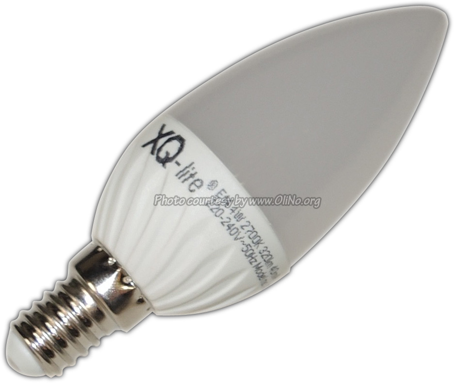 XQ-lite - LED kaars E14 4W warmwit XQ1458