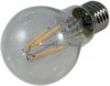 TopLEDshop - LED Lamp 230V bol 4W Filament Warmwit E27 helder dimbaar