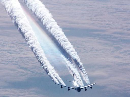 Uitlaatgassen vliegtuigen