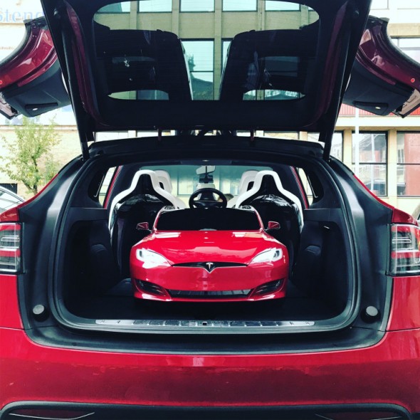 Laadruimte Tesla model X